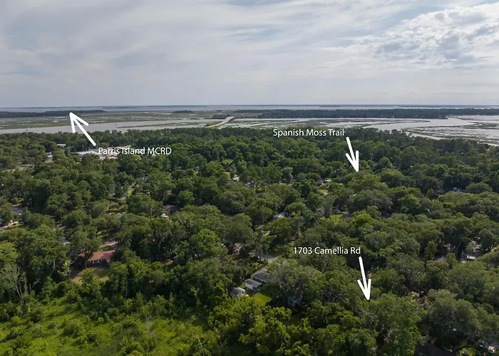 Camellia House - 7 Minutes To Mcrd Parris Island Graduation Family Friendly, Beach Pass Included