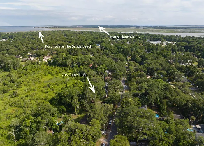 Camellia House - 7 Minutes To Mcrd Parris Island Graduation Family Friendly, Beach Pass Included